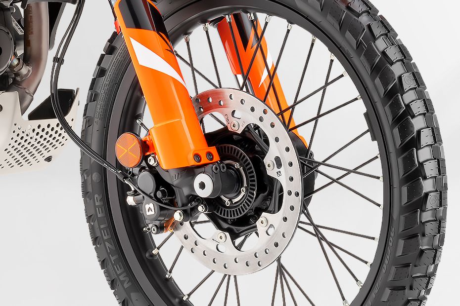 Front Brake View of 390 Enduro R