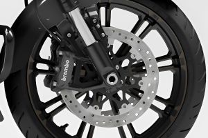 Front Brake View of CVO Street Glide