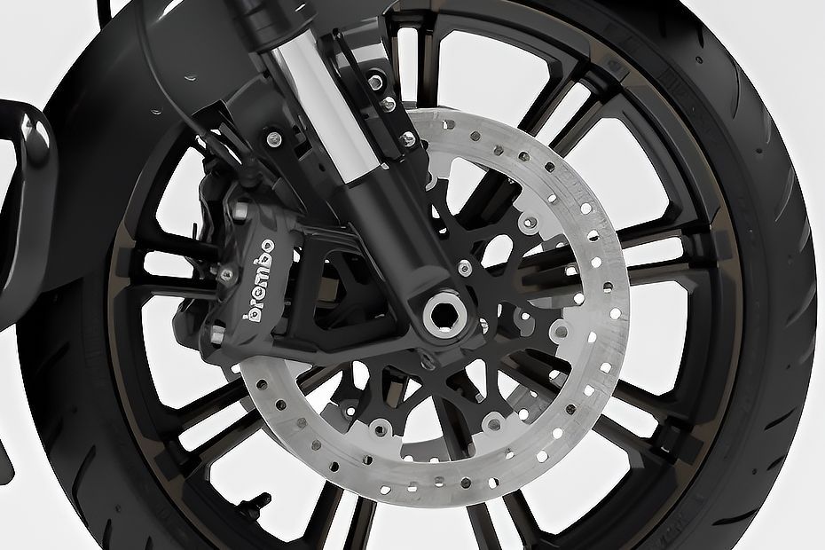 Front Brake View of CVO Street Glide
