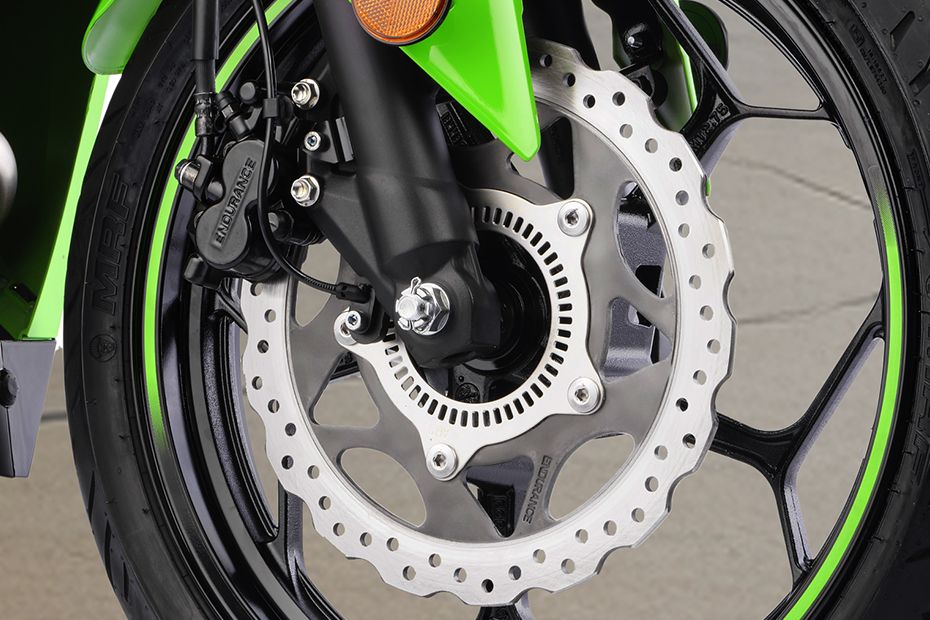 Front Brake View of Ninja 300