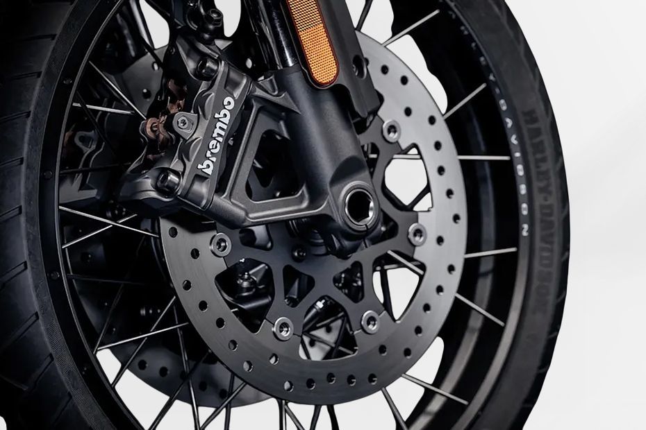 Front Brake View of Pan America 1250