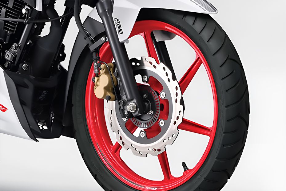 Front Brake View of Apache RTR 160