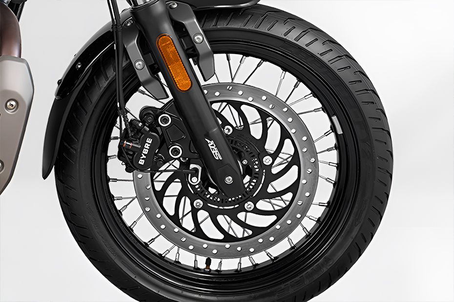 Front Brake View of Mavrick 440