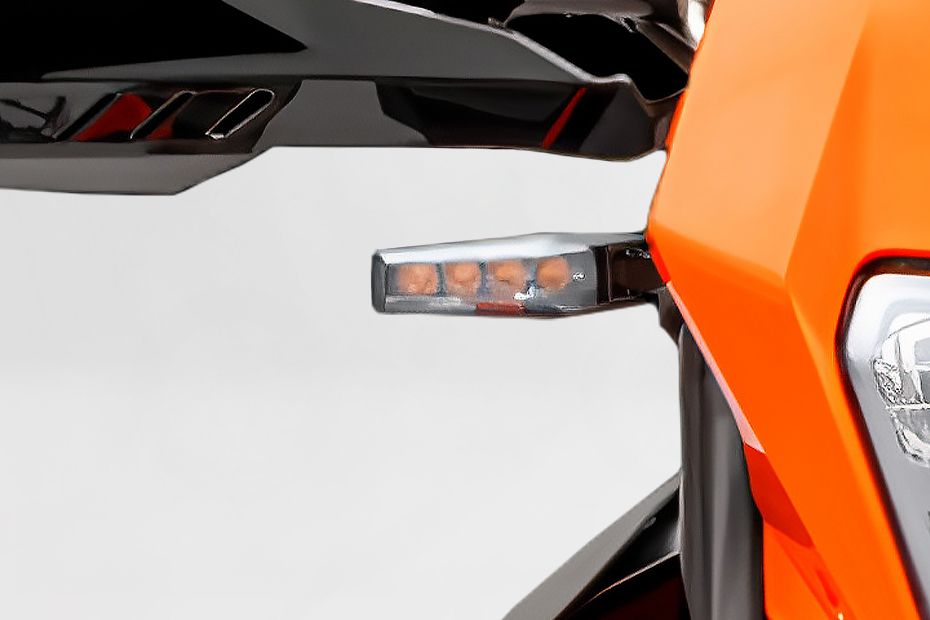Front Indicator View of 390 Enduro R