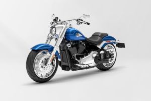 Front Left View of Fat Boy