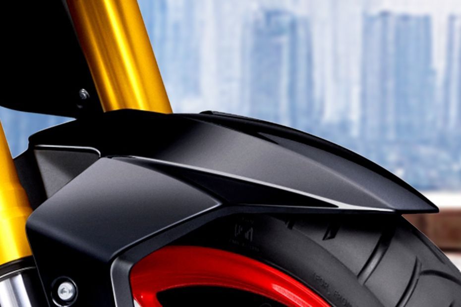 Front Mudguard & Suspension of 2025 Apache RTR 200 4V