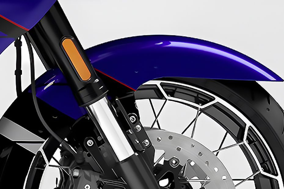 Front Suspension View of CVO Road Glide