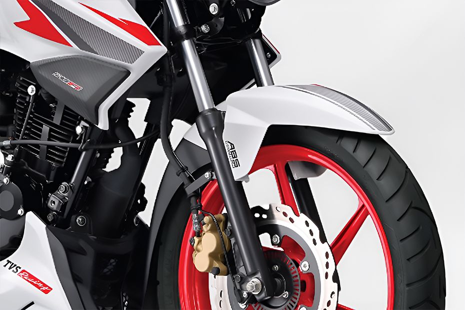 Front Suspension View of Apache RTR 160