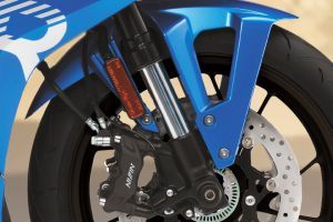 Front Suspension View of GSX-8R