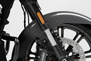 Front Suspension View of CVO Street Glide