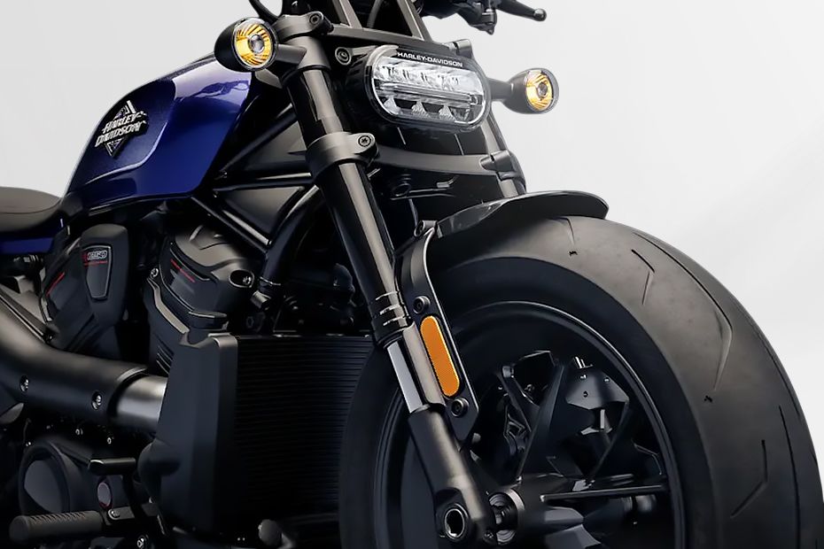 Front Suspension View of Sportster S
