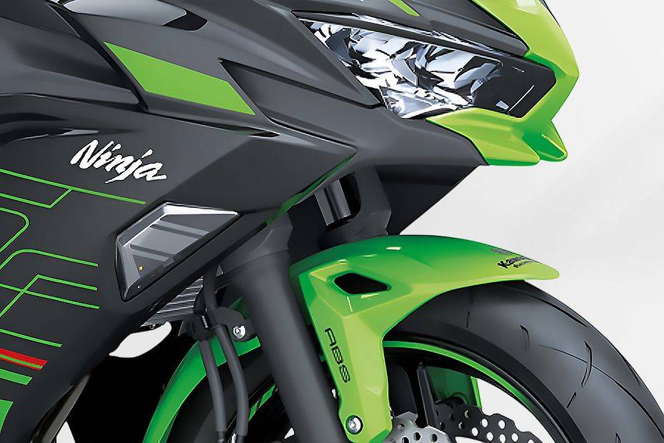 Front Suspension View of Ninja 650
