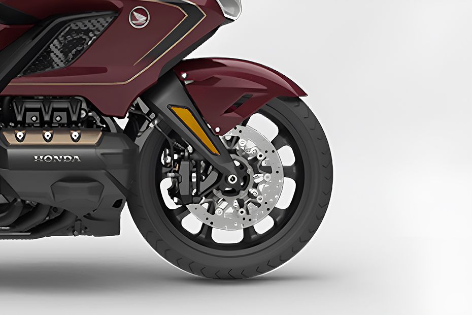 Front Tyre View of Gold Wing