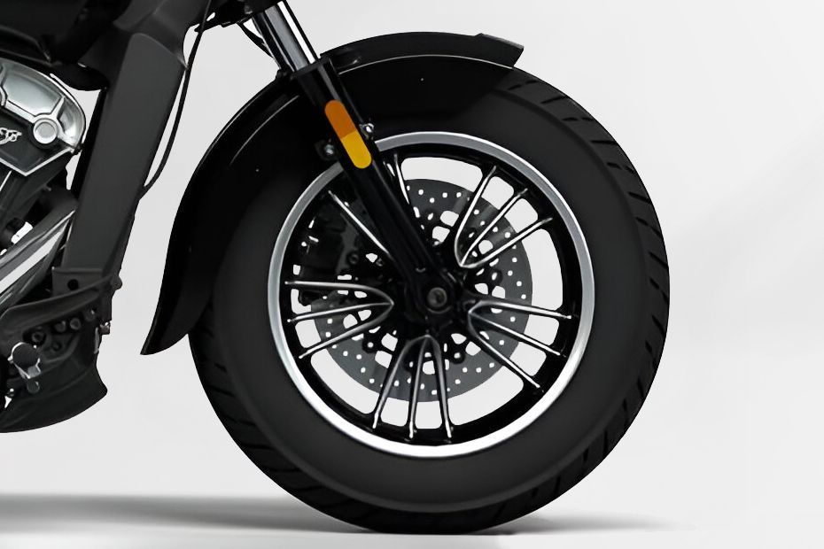 Front Tyre View of Scout