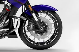 Front Tyre View of CVO Road Glide