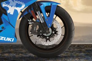 Front Tyre View of GSX-8R