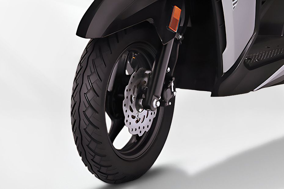 Front Tyre View of Dio 125