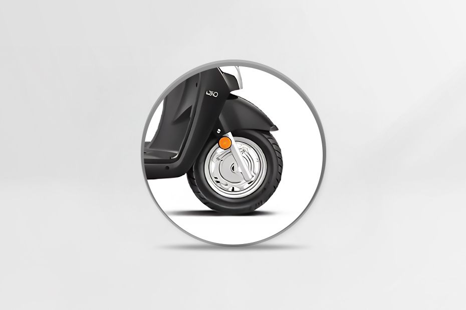 Front Tyre View of Destini Prime