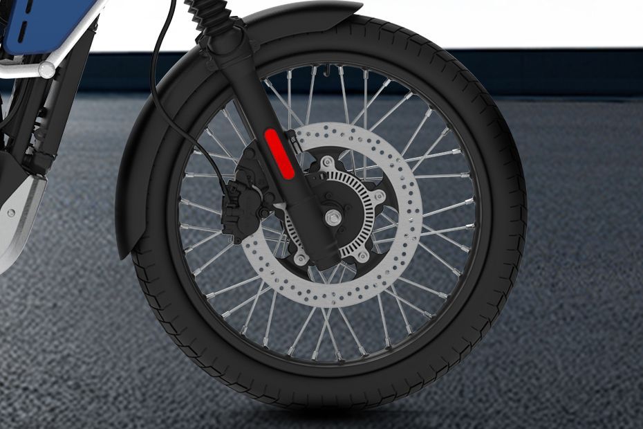 Front Tyre View of 2025 Adventure