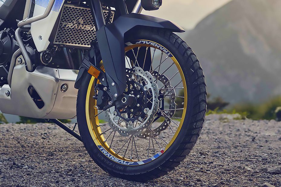 Front Tyre View of 2025 XL750 Transalp
