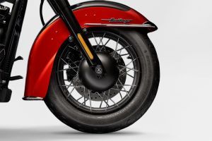 Front Tyre View of Heritage Classic