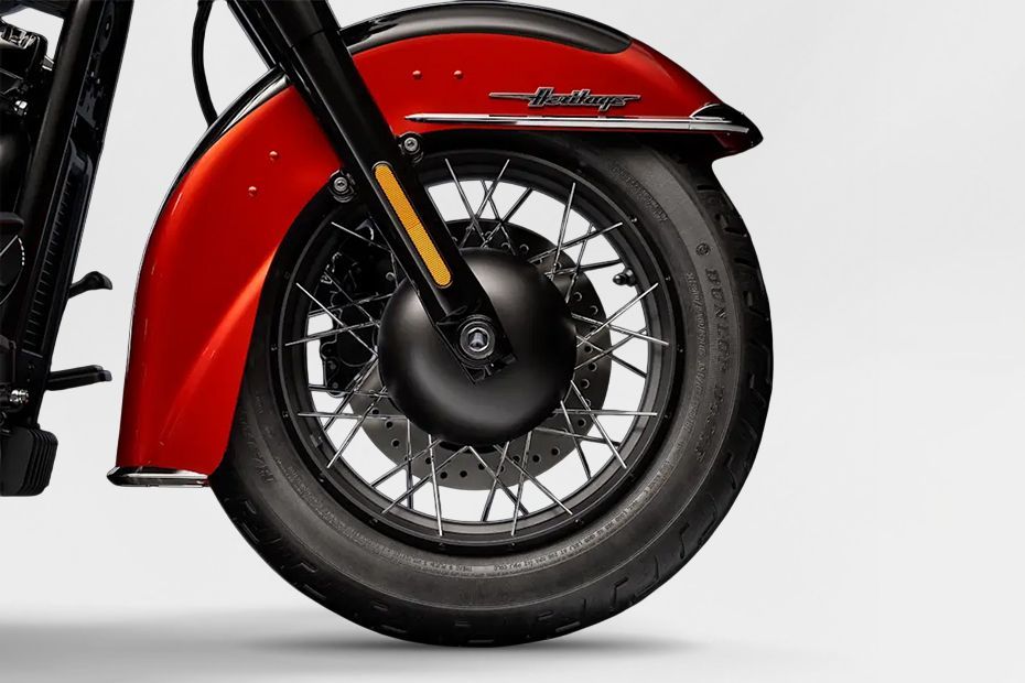 Front Tyre View of Heritage Classic