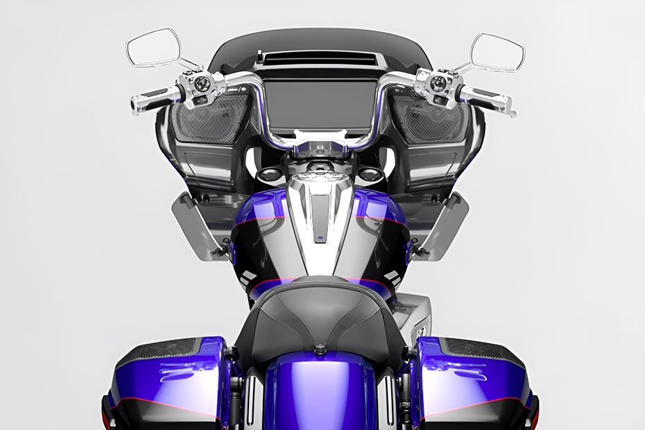 Handle Bar View of CVO Road Glide