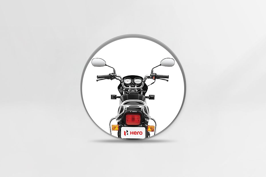 Handle Bar View of Splendor Plus