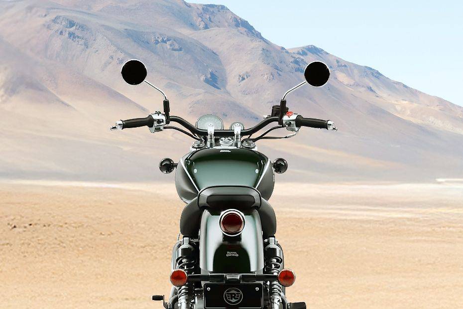 Handle Bar View of Super Meteor 650