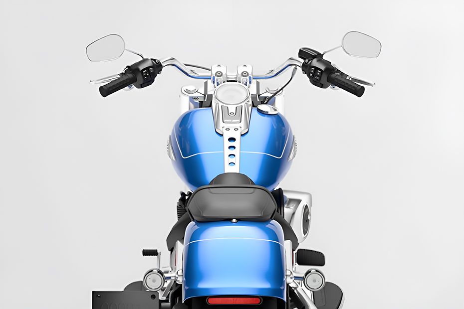 Handle Bar View of Fat Boy