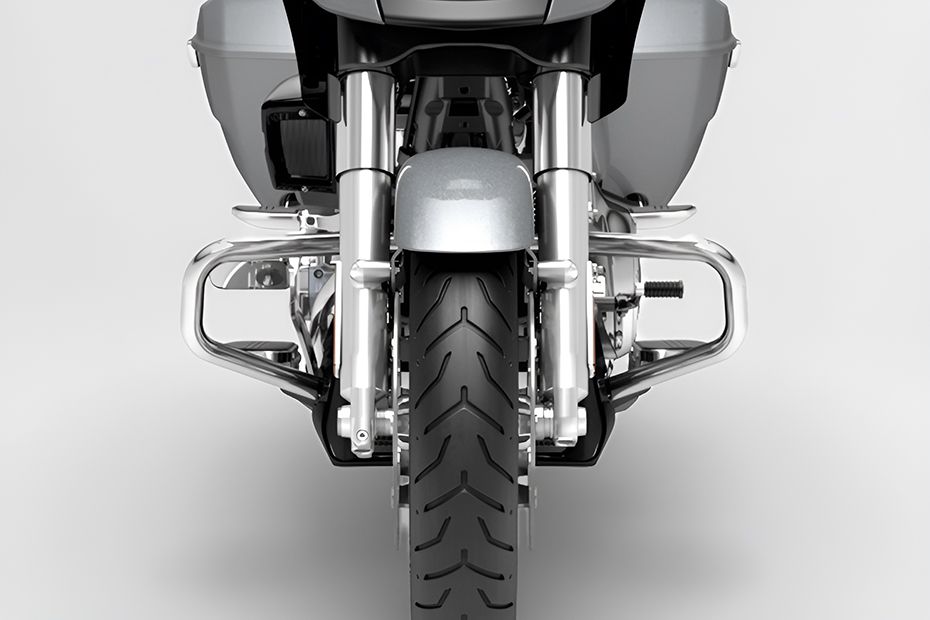 Leg Guard View of Street Glide