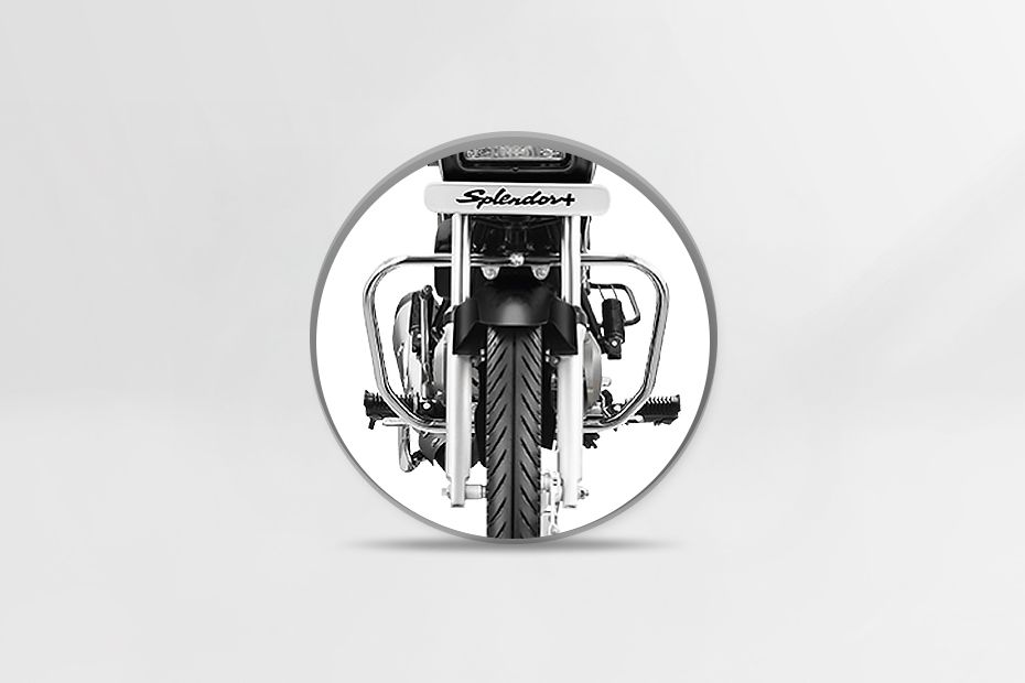 Leg Guard View of Splendor Plus