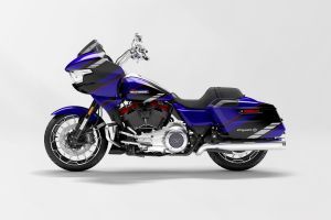 Left Side View of CVO Road Glide