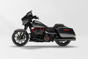 Left Side View of CVO Street Glide