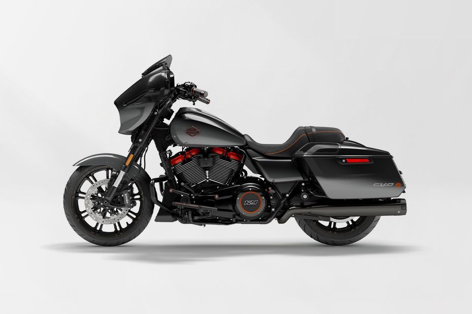 Left Side View of CVO Street Glide