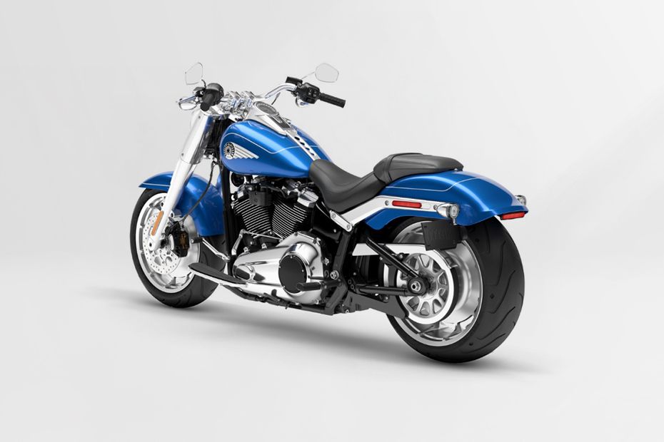 Rear Left View of Fat Boy