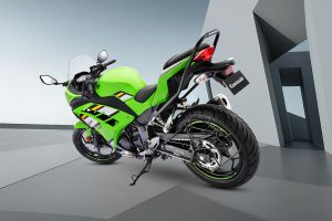 Rear Left View of Ninja 300