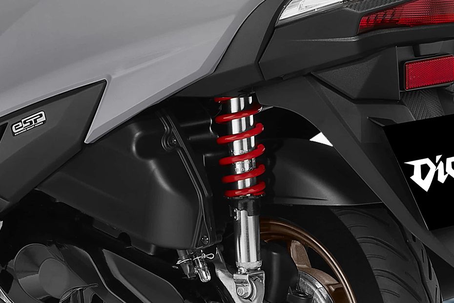 Rear Suspension View of Dio 125