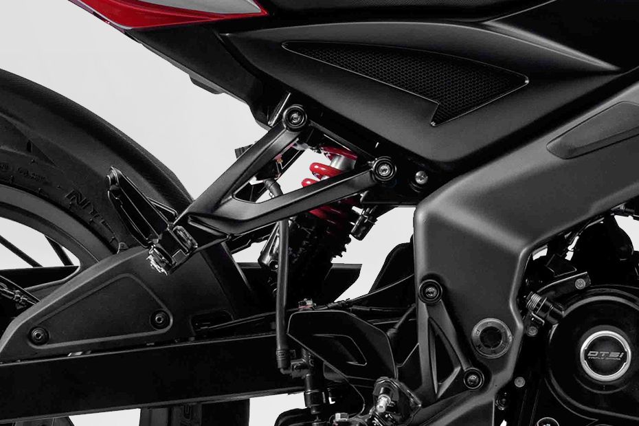 Rear Suspension View of Pulsar NS200