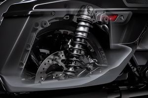 Rear Suspension View of CVO Street Glide