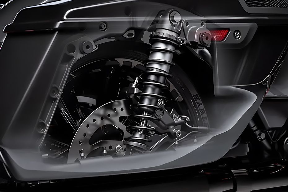 Rear Suspension View of CVO Street Glide