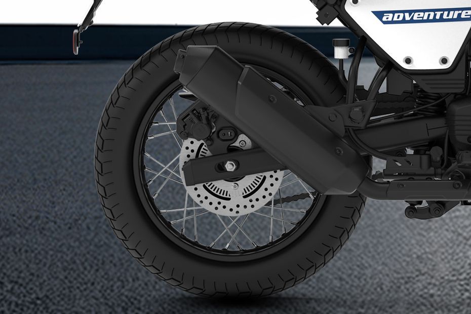 Rear Tyre View of 2025 Adventure
