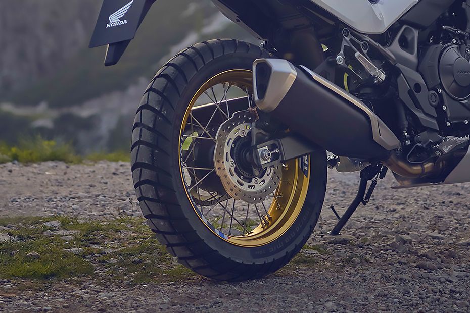 Rear Tyre View of 2025 XL750 Transalp