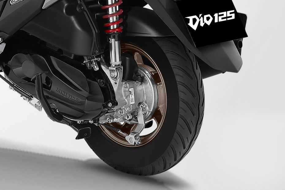 Rear Tyre View of Dio 125