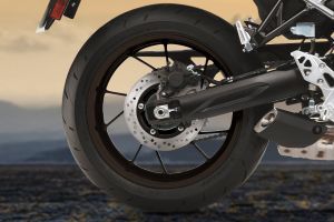 Rear Tyre View of GSX-8R