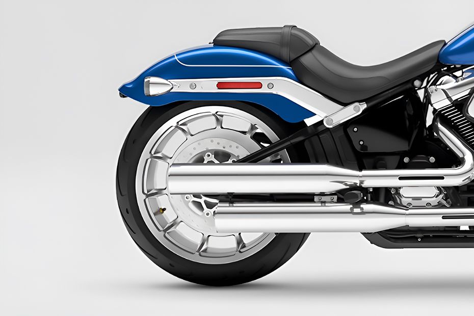 Rear Tyre View of Fat Boy