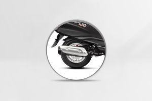 Rear Tyre View of Destini Prime