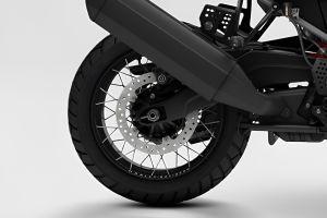 Rear Tyre View of Pan America 1250