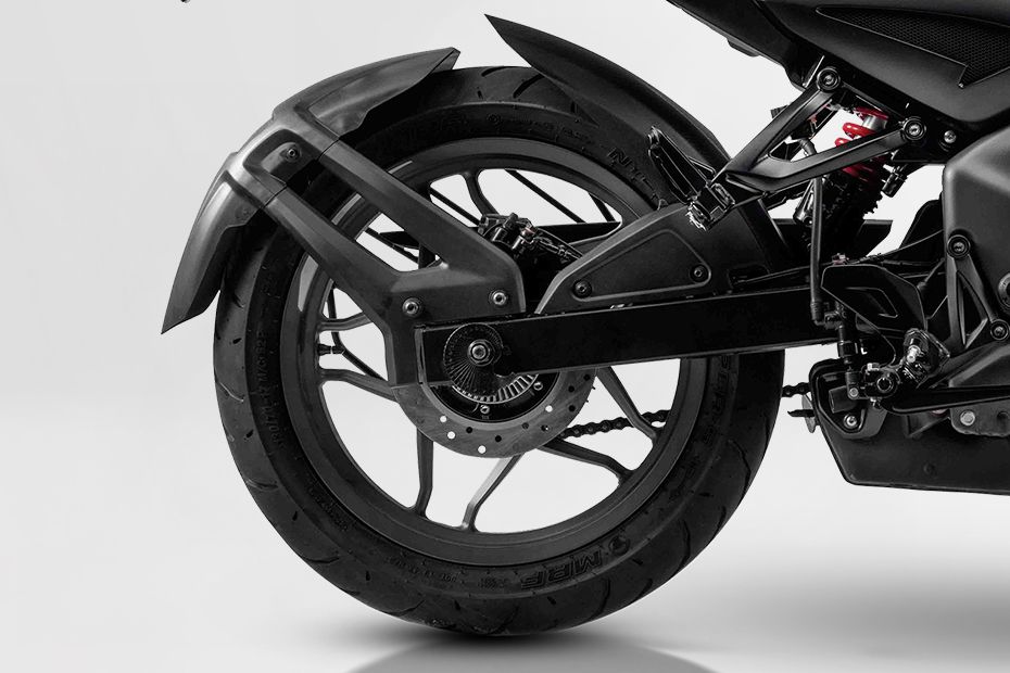 Rear Tyre View of Pulsar NS200