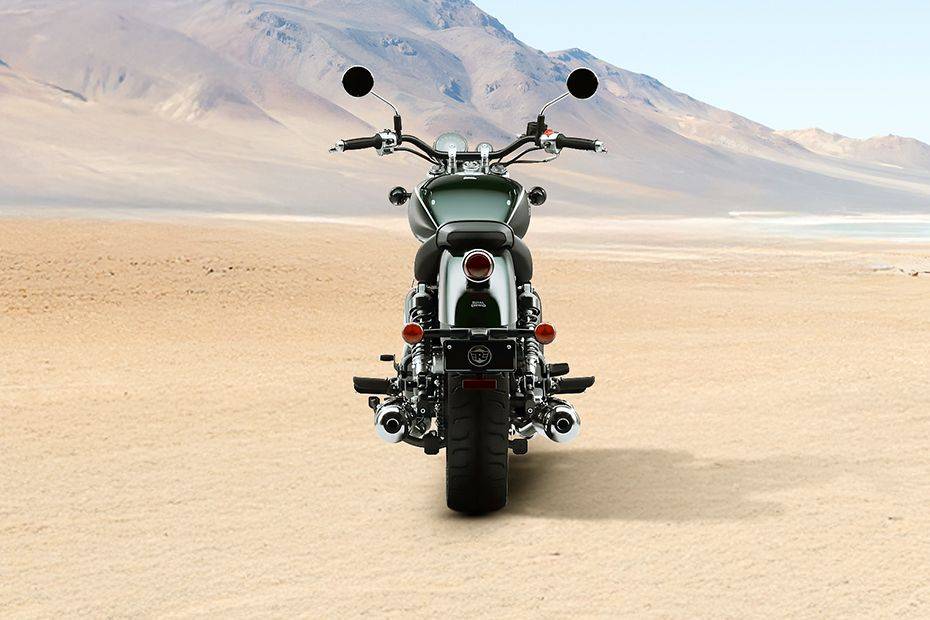 Rear View of Super Meteor 650